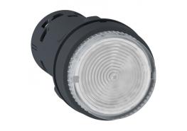 Светещ бутон с вграден LED - 22 мм,пружинно връщане-прозрачен,24V AC/DC,1NO