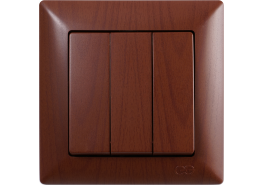 Ключ троен Visage тъмен махагон