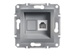 Телефонна розетка RJ11 Asfora стомана