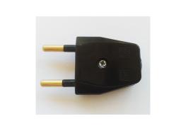 Щепсел евро 6A черен