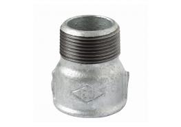 Поцинкована муфа нипел намалител  2"-1 1/2"
