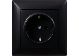 Контакт единичен Visage черен