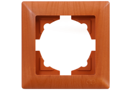 Рамка единична Visage светъл махагон