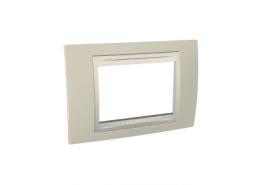 Рамка единична Unica Plus светло бежов/слонова кост