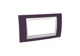 Рамка 4 модула Unica Plus гранит/бял MGU6.104.872