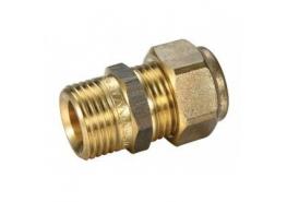 Медна връзка ф22х1/2м компресионна