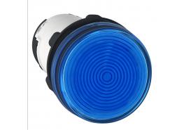 Сигнална лампа пластмасова синя леща за BA9s крушка, <= 250 V