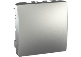 Капак единичен механизъм Unica Top/Class алуминий