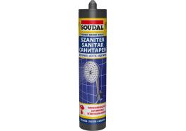Санитарен силикон бял 280мл Soudal