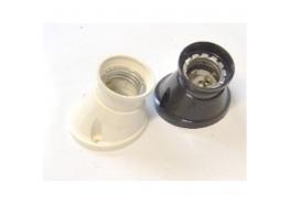 Фасунга стенна крива бяла