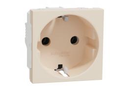 Контакт шуко 2P+E 16A 2 модулен NU303644