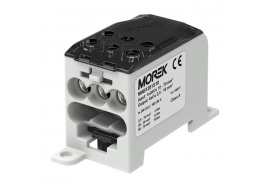 Разпределителен клеменен блок 1Р 200А вход 70мм2/изход 6х16мм2 AL/CU