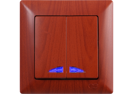 Ключ сериен светещ схема 5 Visage череша