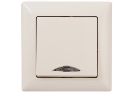 Ключ единичен светещ схема 1 Visage крем