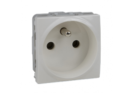 Контакт френски стандарт с детска защита едномодулен механизъм Unica слонова кост ДО ИЗЧЕРПВАНЕ НА НАЛИЧНОСТИТЕ