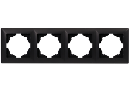 Рамка четворна Visage черна