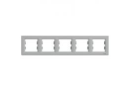 Рамка петорна хоризонтална Asfora алуминий