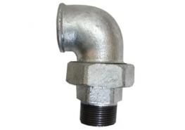 Поцинковано коляно холендър нипел 1/2"