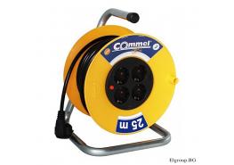 Макара с кабел 25метра ШВПС 3Х1.5мм 4контакта шуко