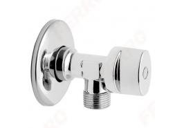  Кран сферичен ъглов 1/2"-3/8" Ferro