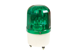 Сигнална лампа със сирена зелена 230V
