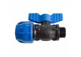 Полиетиленов кран ф 50х1 1/2" с външна резба