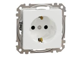 Kонтакт Шуко бял SEDNA SDD111021