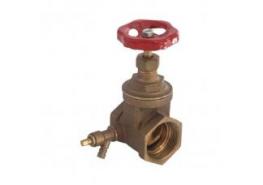 Кран шибърен 1 1/4" с изпразнител