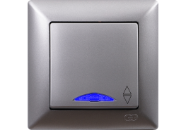 Ключ девиатор светещ схема 6 Visage сив