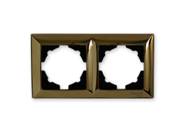 Рамка двойна Visage злато Deluxe