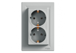 Двоен контакт Шуко, Asfora алуминий