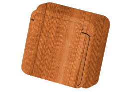 контакт гюнсан открит монтаж светъл махагон