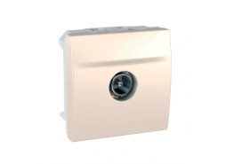 Розетка TV мъжки конектор двумодулна механизъм Unica слонова кост ДО ИЗЧЕРПВАНЕ НА НАЛИЧНОСТИТЕ