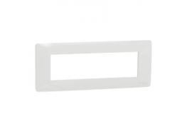 Седеммодулна рамка Unica Studio бяла италиански стандарт