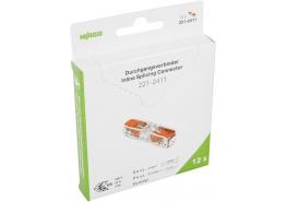 Клема WAGO 221-2411 2x4mm2/12бр/опаковка