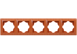 Рамка петорна Visage светъл махагон