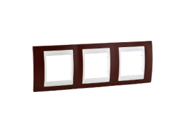 Рамка тройна Unica Plus гранит/слонова кост ДО ИЗЧЕРПВАНЕ НА НАЛИЧНОСТИТЕ