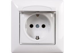 Контакт с капак Visage бял