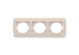 Рамка тройна хоризонтална Fantasy крем