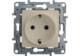 Контакт шуко 16А NILOE крем