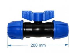 Полиетиленов кран ф 40х1 1/4 външна резба