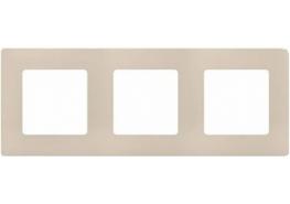 Рамка тройна NILOE крем