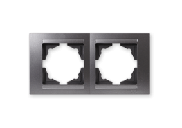 Рамка двойна хоризонтална Visage тъмносива
