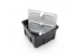 Кутия разклонителна 80x80 мм скрит монтаж с щипки