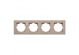 Рамка Егона четворна бежова