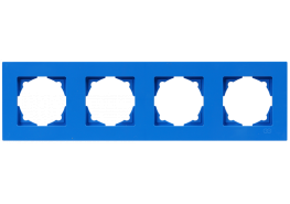 Рамка четворна Eqona синя