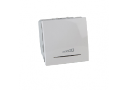 Димер пуш двумодулен 20-350W 1.5A 250VAC Unica бял ДО ИЗЧЕРПВАНЕ НА КОЛИЧЕСТВАТА