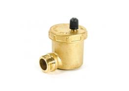 Обезвъздушител автоматичен БЕЗ клапан 1/2" ЪГЛОВ месинг
