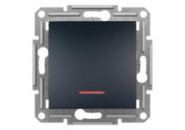 Ключ девиаторен схема 6 Asfora антрацит светещ