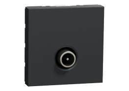 TV розетка 2 модулен антрацит NU346254